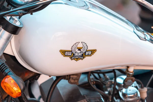 Июля 2022 Года Анталья Турция Harley Davidson Американский Винтажный Мотоцикл — стоковое фото