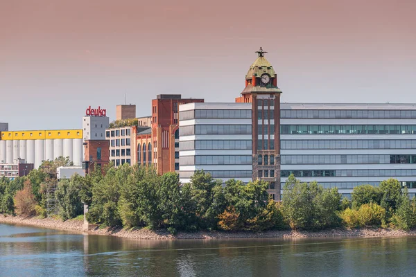 Juli 2022 Düsseldorf Tyskland Nutida Och Populära Postindustriella Distriktet Staden — Stockfoto