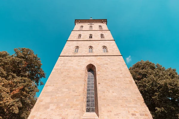 Spire Church Rathaus Osnabruck Old Town Lower Saxony Germany — Stock fotografie