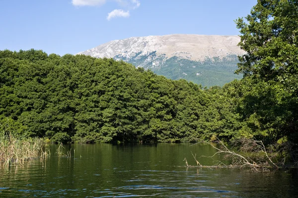 Spokojna rzeka-Macedoński — Zdjęcie stockowe