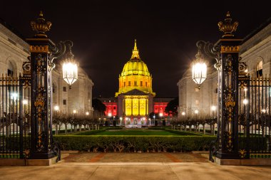 San franicisco Belediye Binası gece