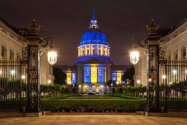 San franicisco Belediye mavi ve altın