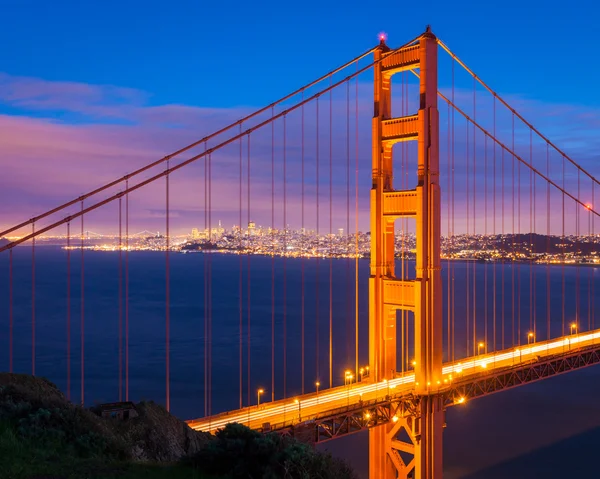 San Francisco 'da gece — Stok fotoğraf