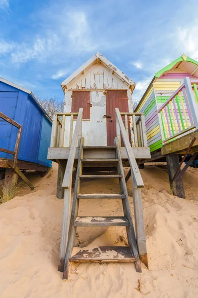 Beach hut Stock Image