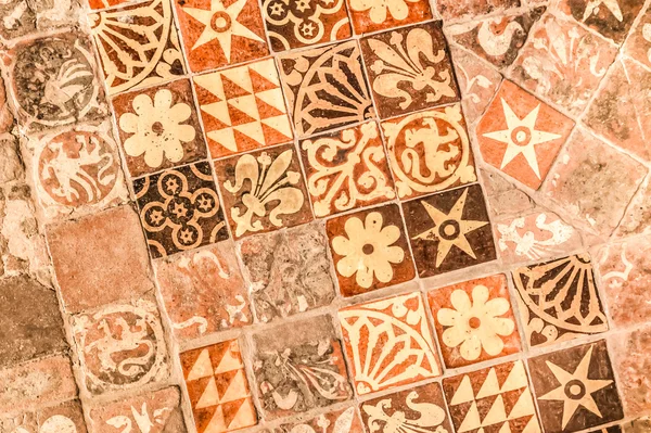 Medieval tiles — Stock Photo, Image