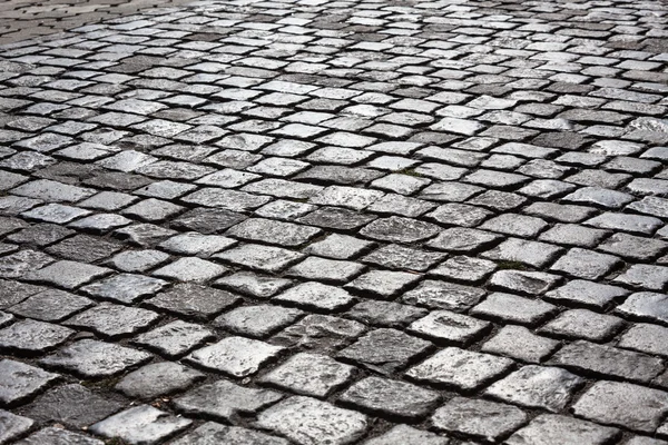 Cobble strada di pietra — Foto Stock