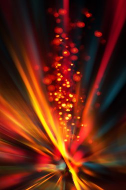 Bokeh ışık arkaplanını özetle