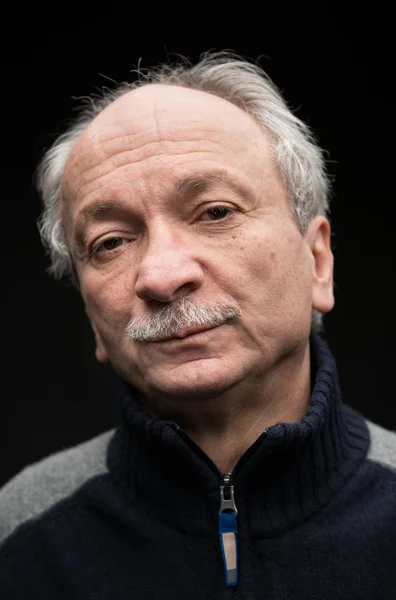 Portrait of handsome senior man — Stock Photo, Image