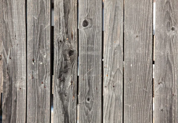 Old gray wooden fence panels — Stock Photo, Image