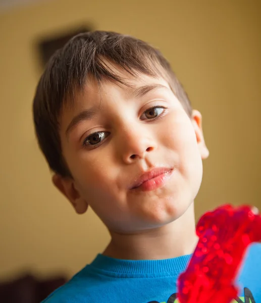 Boy Eating A Lollipop — Stock Photo, Image