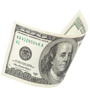 100 dolarlık banknot kırpma yolu ile