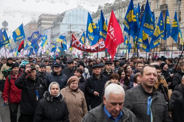 Kiev, Ukrayna - Kasım 24: euromaidan
