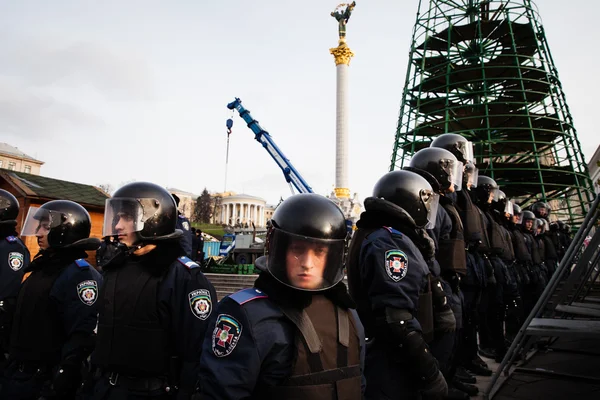 Mass protest against the refusal of the Government of Ukraine on — Stock Photo, Image