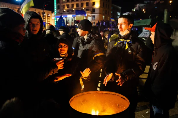 基辅，乌克兰 — — 11 月 29 日： 在基辅的亲欧洲抗议 — 图库照片