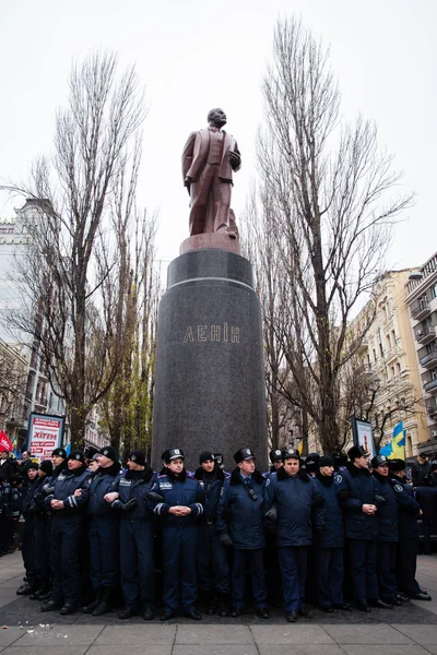 KIEV, UCRÂNIA - 1 DE DEZEMBRO: Protesto pró-Europa em Kiev — Fotografia de Stock