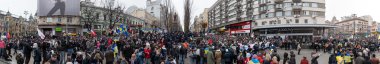 Kiev, Ukrayna - 1 Aralık: Pro-Avrupa protesto Kiev