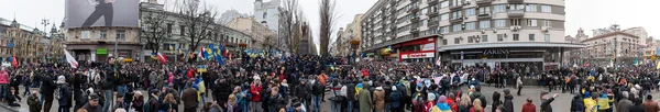 KIEV, UKRAINE - DECEMBER 1: Pro-Europe protest in Kiev — Stock Photo, Image