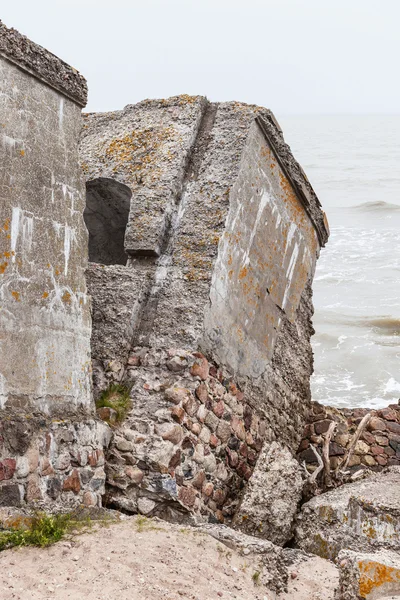 Half-demolished military fortifications — Stock Photo, Image