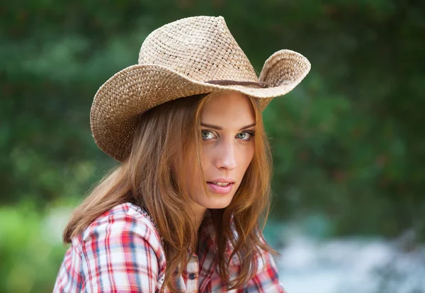 Cowgirl sexy. — Foto Stock