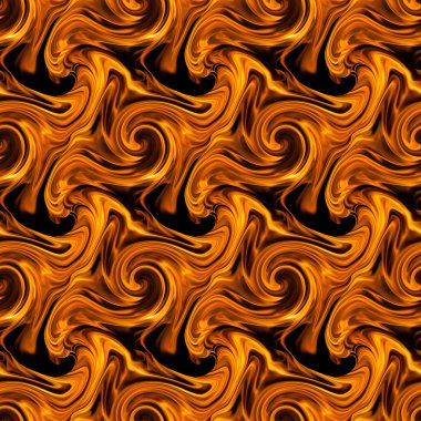 Dikişsiz desen Twirls soyut