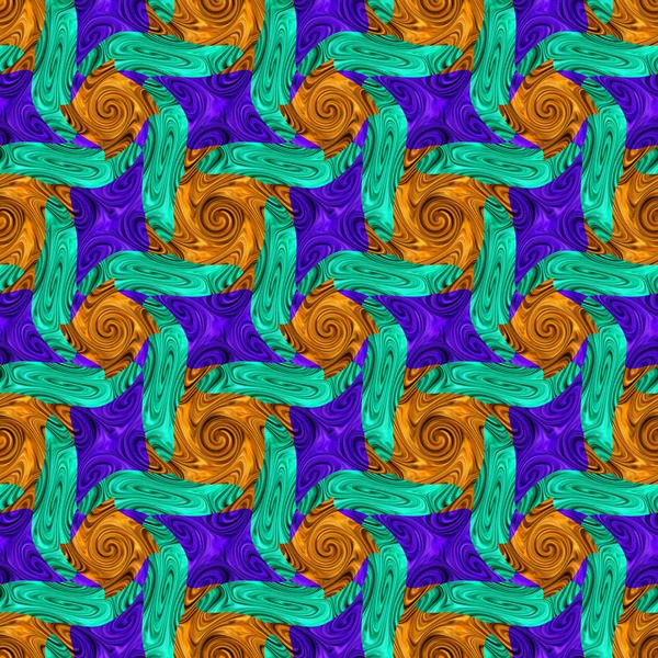 Twirls abstract seamless pattern — Stock Photo, Image