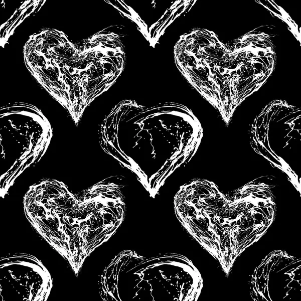 Abstrato Valentine coração sem costura padrão — Fotografia de Stock
