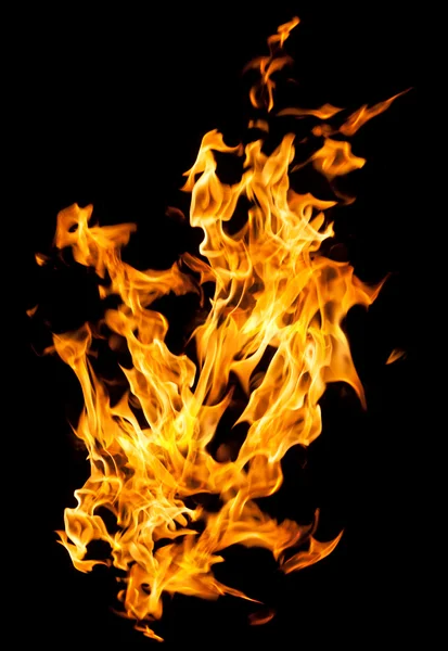 黒焦げの炎 — ストック写真