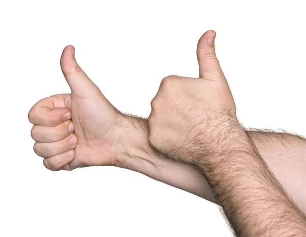 Thumbs up sign — Stock Photo, Image