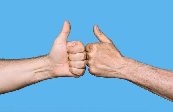 Thumbs up sign — Stock Photo, Image