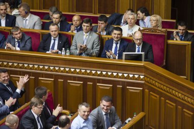 Arseny yatsenyuk t oturumu sırasında hükümet Lodge