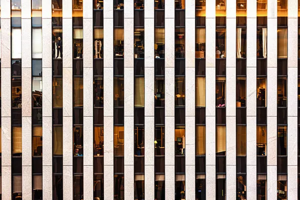 New York City Usa Září 2017 Fasáda Vícepodlažní Administrativní Budovy — Stock fotografie