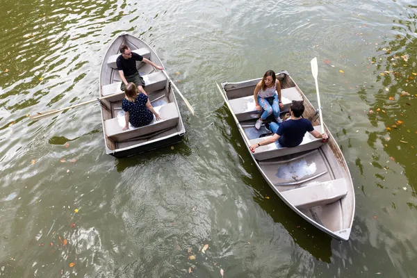 New York Usa Sep 2017 Boats Lake Central Park Nyc — Stock Photo, Image