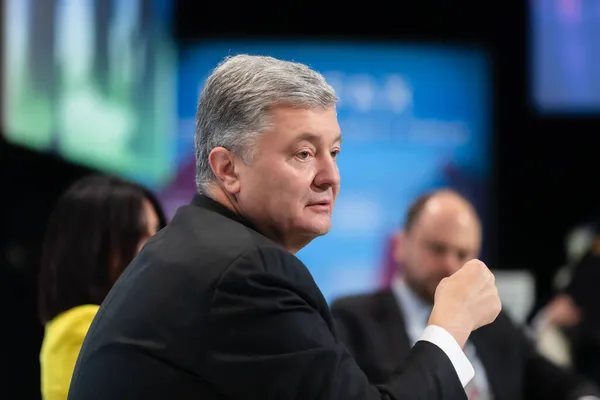 Halifax Canadá Noviembre 2021 Presidente Ucrania Petro Poroshenko Durante Foro — Foto de Stock