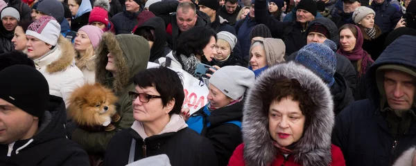 Kyiv Ukraine Листопада 2021 Кілька Сотень Людей Протестують Проти Обмежень — стокове фото