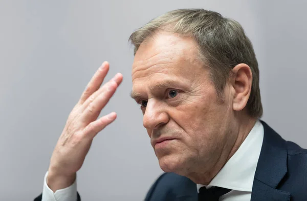 Kyiv Ukraine Listopadu 2021 Donald Tusk Během Kyjevského Bezpečnostního Fóra — Stock fotografie