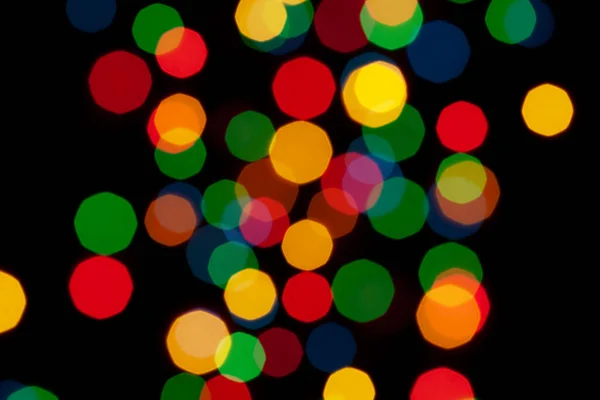 Fondo Festivo Con Luces Desenfocadas Fondo Abstracto Con Luces Bokeh — Foto de Stock