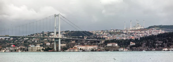 Bosphorus Bridge Istanbul Turkey Best Touristic Destination Istanbul Istanbul Capital — Fotografia de Stock