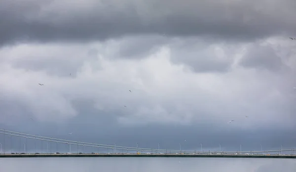 Bosporbron Istanbul Turkiet Istanbuls Bästa Turistmål Istanbul Huvudstad Turkiet Östra — Stockfoto