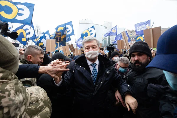 Kyiv Ucraina Gennaio 2022 Presidente Dell Ucraina Petro Poroshenko Alla — Foto Stock