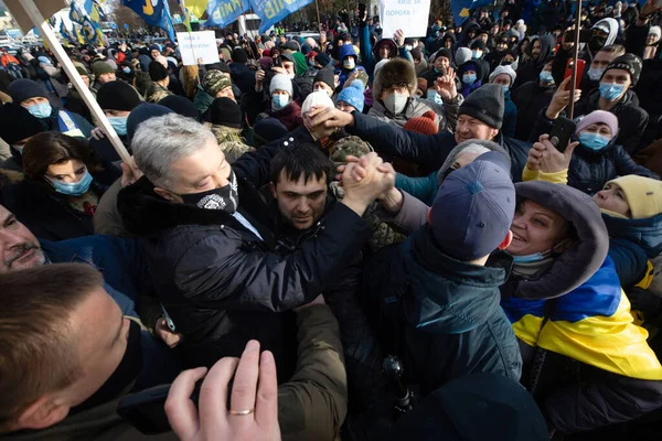 Kyiv Ucrania Enero 2022 Quinto Presidente Ucrania Petro Poroshenko Después —  Fotos de Stock