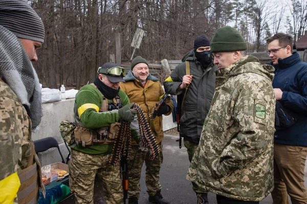 Kyiv Ukraine Mars 2022 Guerre Russie Contre Ukraine Cinquième Président — Photo