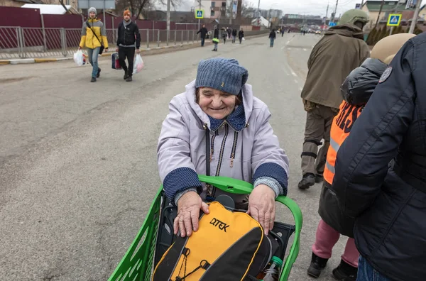 Kiew Ukraine Mar 2022 Krieg Russlands Gegen Die Ukraine Frauen — Stockfoto