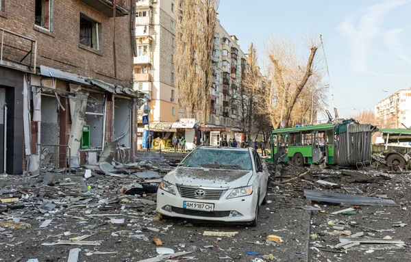 Kyiv Ucrania Mar 2022 Guerra Rusia Contra Ucrania Los Civiles —  Fotos de Stock