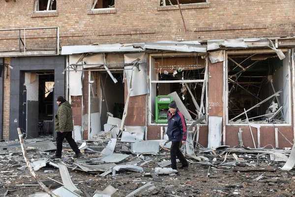 Kyiv Ukraine Mar 2022 War Ukraine Devastation Death Streets Kyiv — Stock Photo, Image