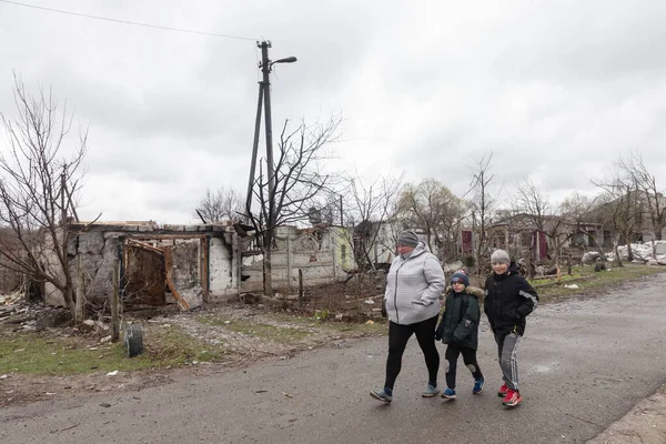 Гернівний Шлях Україн Апрін 2022 Російська Війна Проти України Повністю — стокове фото