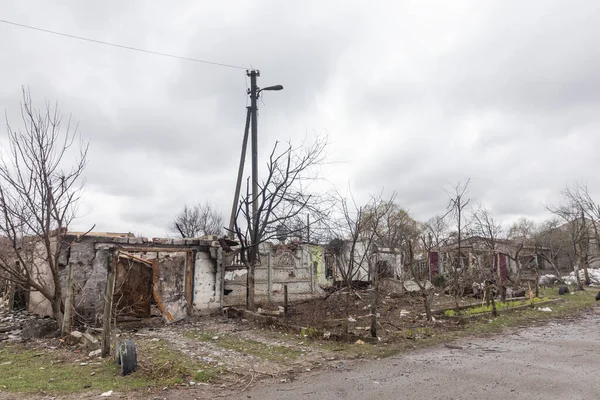 Chernihiv Reg Ukraine Apr 2022 Russlands Krieg Gegen Die Ukraine — Stockfoto