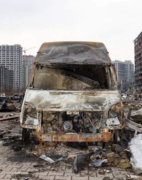 Kyiv Ukrajina Březen 2022 Válka Ukrajině Nákupní Centrum Které Bylo — Stock fotografie