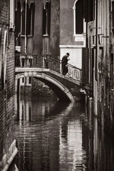 Исторические Дома Большого Канала Венеции — стоковое фото