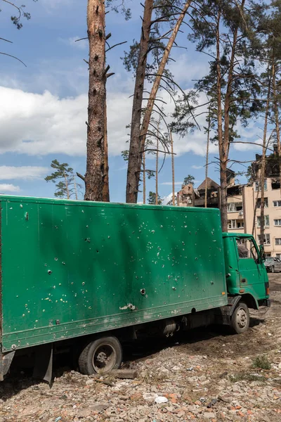 Irpin Ukraine Mai 2022 Krieg Russlands Gegen Die Ukraine Ein — Stockfoto