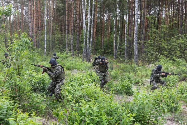 Киев Украина Июнь 2022 Война Украине Боевая Подготовка Членов Территориальной — стоковое фото